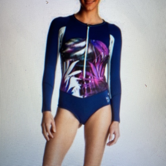 Roxy Long Sleeve Swim Suit (Springsuit) - Picture 7 of 7